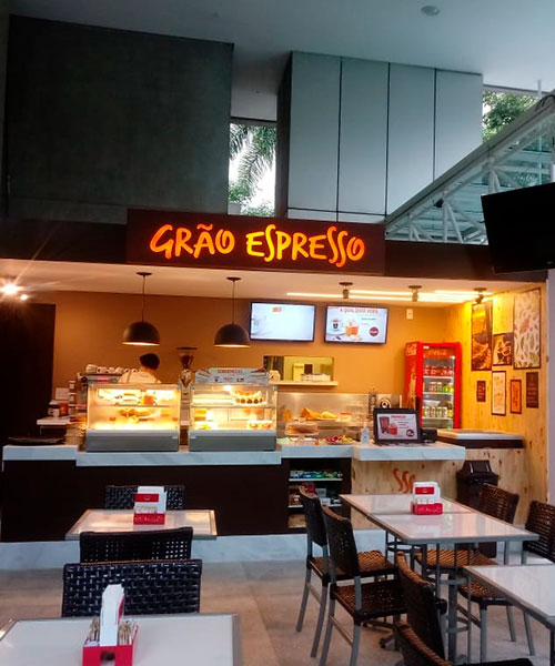Mais uma cafeteria Grão Espresso na Vila Olímpia - SP